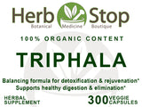Triphala Capsules Label - Front