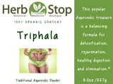 Organic Triphala Powder Label - Front