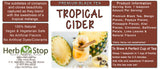Tropical Cider Loose Leaf Black Tea Label
