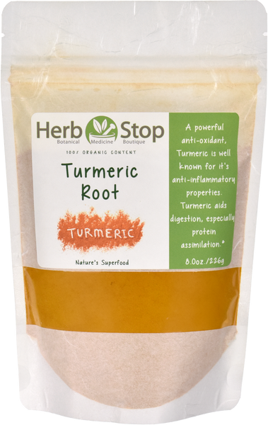 Organic Turmeric Root Powder Bag