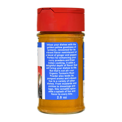 Organic Turmeric Root Jar - Right