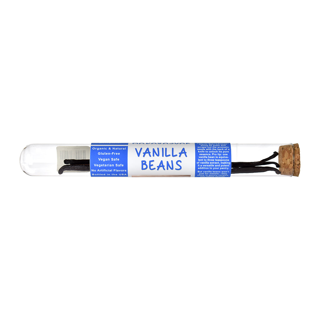 Organic Vanilla Beans from Madagascar - Tube