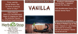 Vanilla Loose Leaf Decaf Black Tea Label