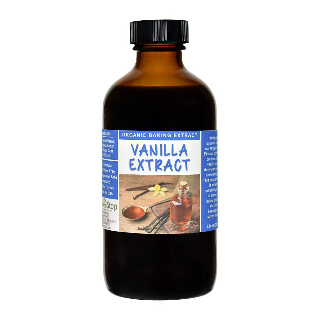 Organic Vanilla Extract - 8 oz