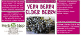 Very Berry Elder Berry Loose Leaf Herb & Fruit Tea Label