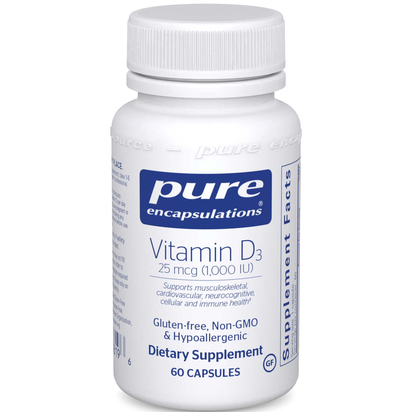 Vitamin d3 1000IU by Pure Encapsulations
