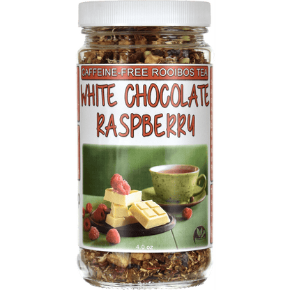 White Chocolate Raspberry Loose Leaf Rooibos Tea Jar