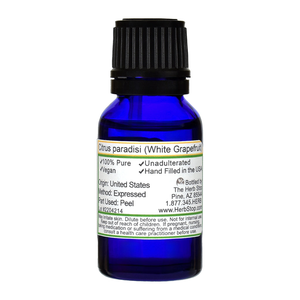 White Grapefruit Essential Oil - Back