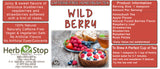 Wild Berry Loose Leaf Honeybush Tea Label