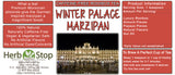 Winter Palace Marzipan Loose Leaf Rooibos Tea Label