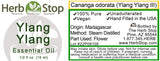Ylang Ylang Essential Oil Label