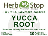 Yucca Root Capsules Label - Front