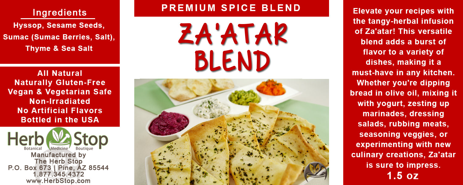 Za'atar Blend Label