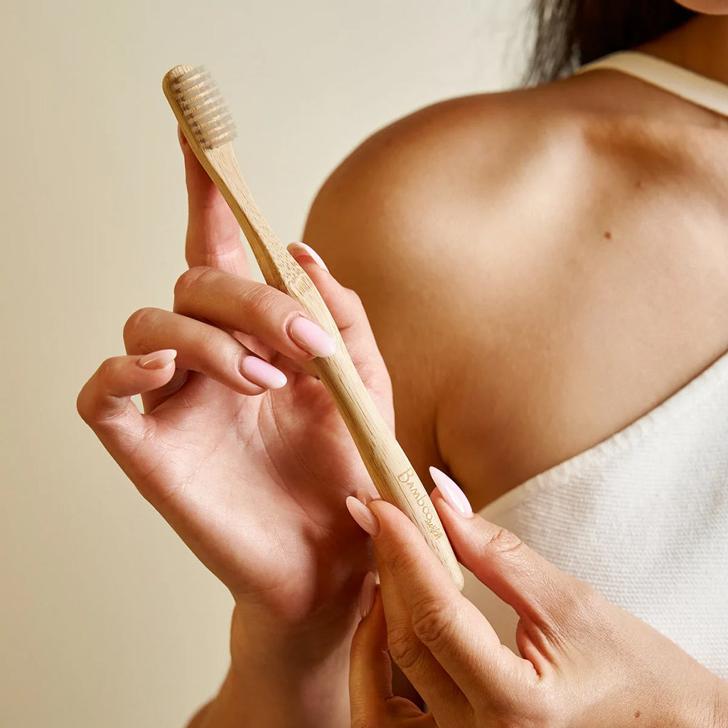 Bamboo Toothbrush with Castor Bean Oil Bristles
