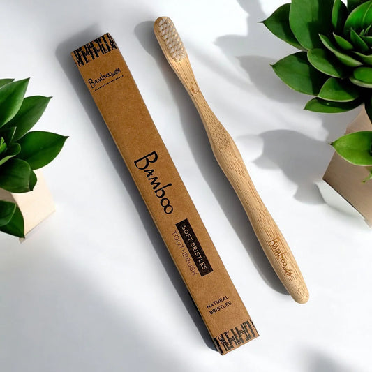 Bamboo Toothbrush with Castor Bean Oil Bristles