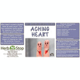 Organic Aching Heart Loose Leaf Herbal Tea Label