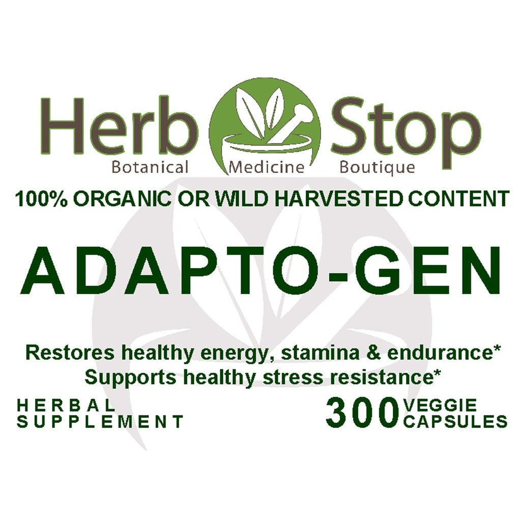 Adapto-Gen Capsules Label