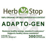 Adapto-Gen Capsules Label