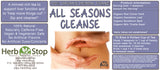 All Seasons Cleanse Loose Leaf Tea Jar Label