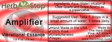 Amplifier Vibrational Essence Label