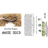 Organic Anise Seed Label