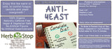 Organic Anti-Yeast Tea Label