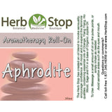 Aphrodite Aromatherapy Roll-On Oil Label
