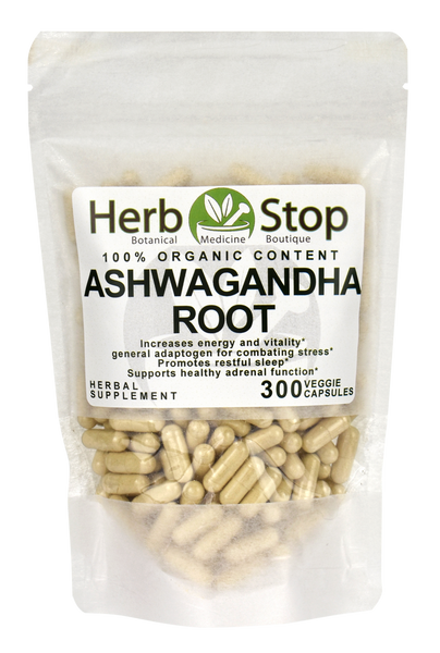 Organic Ashwagandha Root Bulk Capsules