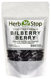 Organic Bilberry Berry Capsules Bulk Bag