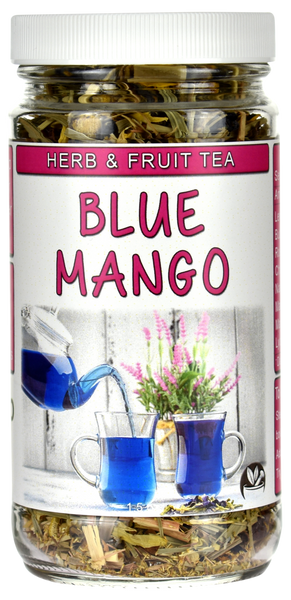 Blue Mango Loose Leaf Herb & Fruit Tea Jar