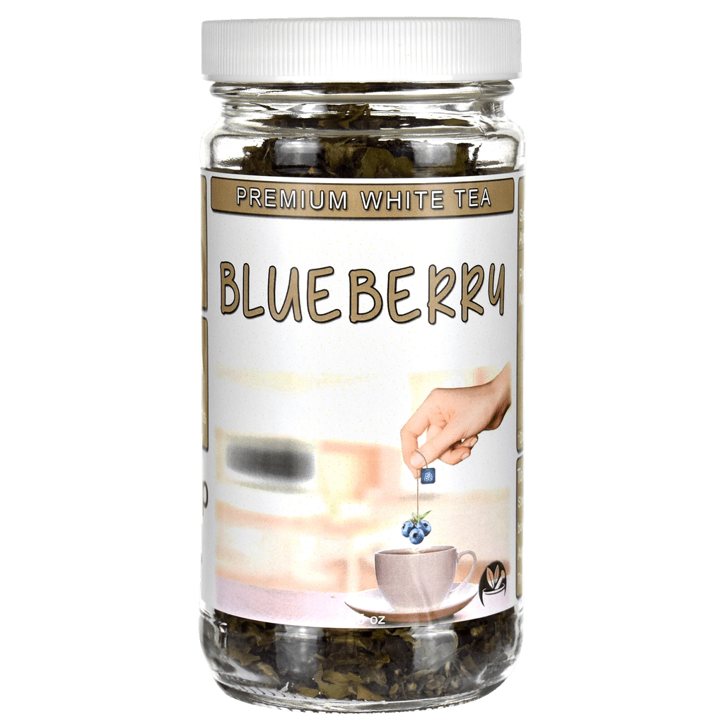 Blueberry Loose Leaf White Tea Jar