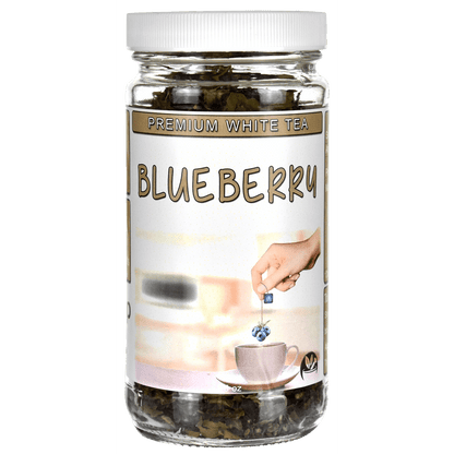 Blueberry Loose Leaf White Tea Jar