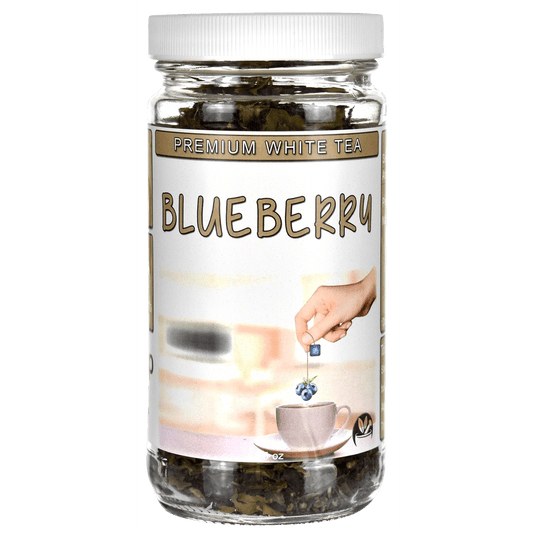 Blueberry Loose Leaf White Tea Jar