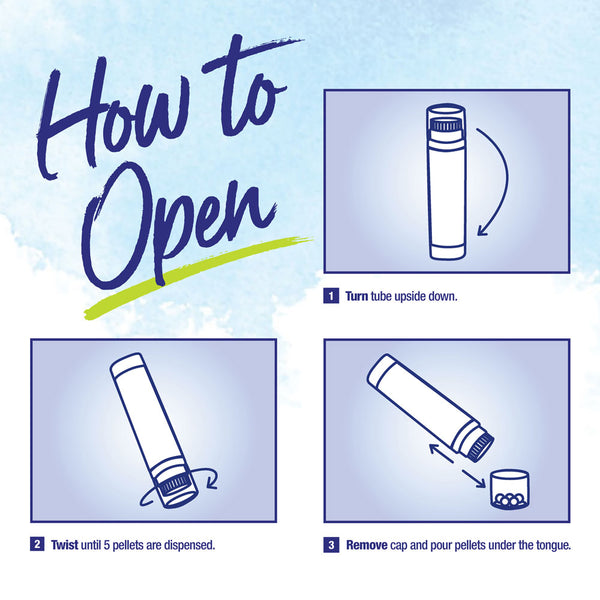 How to open a homeopathic tube