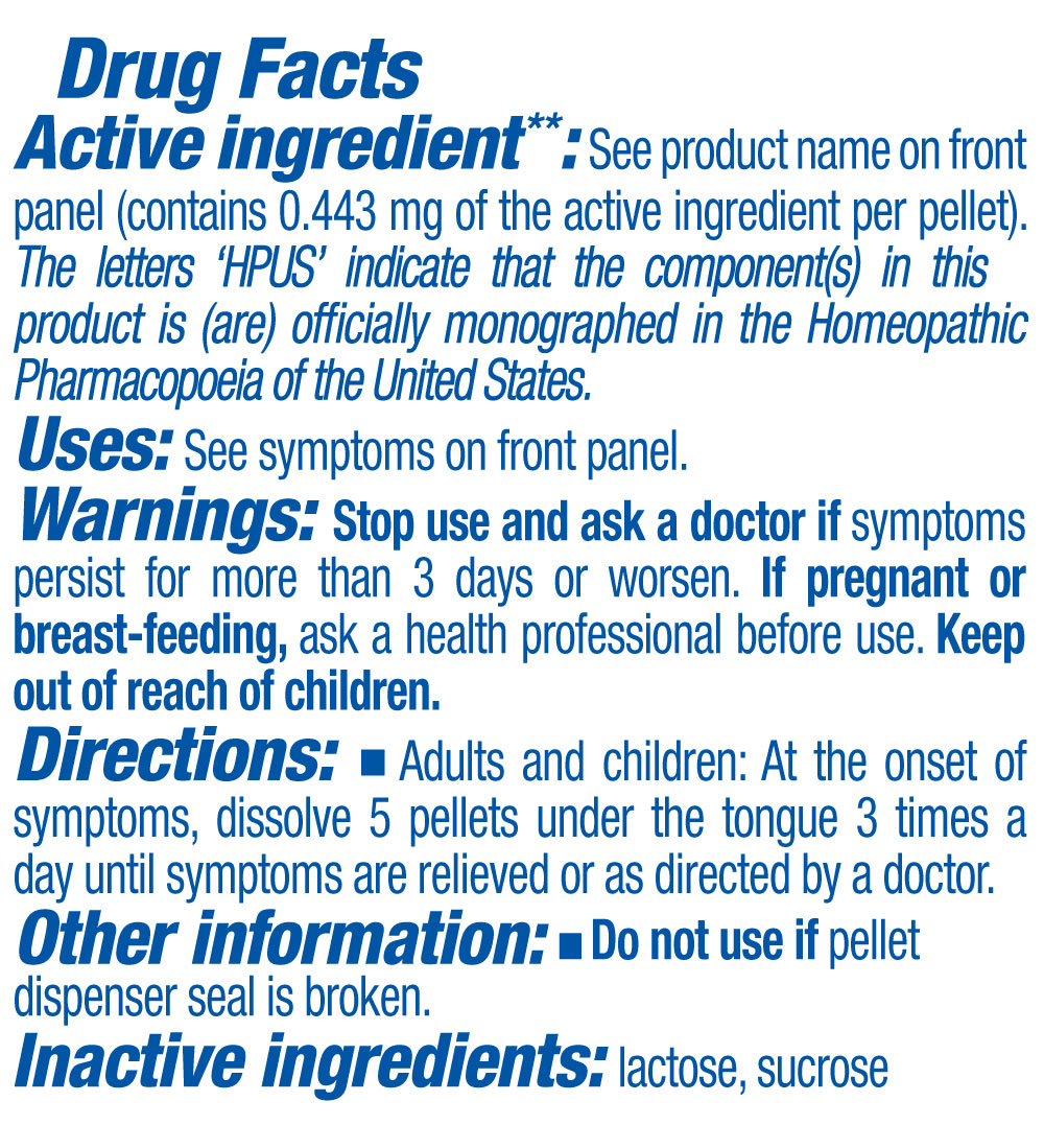 Kali bichromicum DF Label