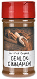 Organic Ceylon Cinnamon Spice Jar