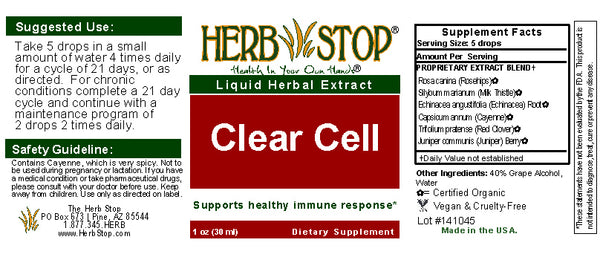Clear Cell Extract Label