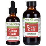 Organic Clear Cell Liquid Extract Bottles