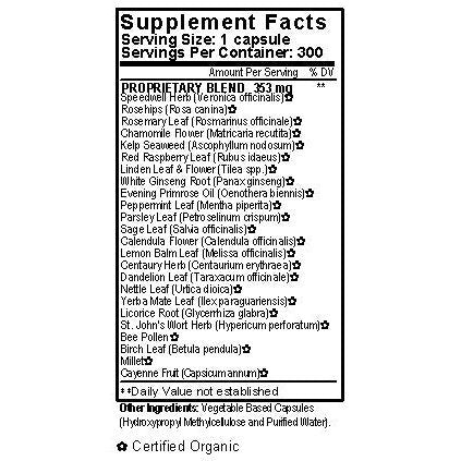 Colon Cleanser Capsules Supplement Facts