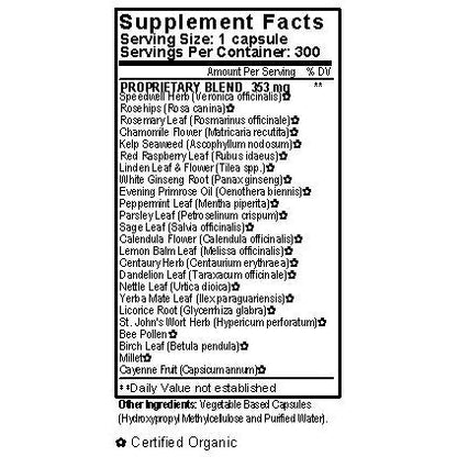 Colon Cleanser Capsules Supplement Facts