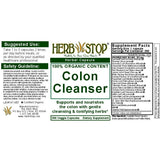 Colon Cleanser Capsules Label