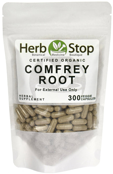 Comfrey Root Capsules bag