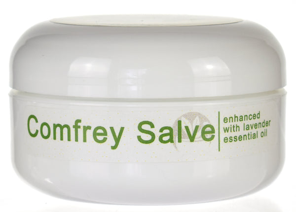 Comfrey Salve side of jar