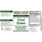 Cool Down Capsules Label