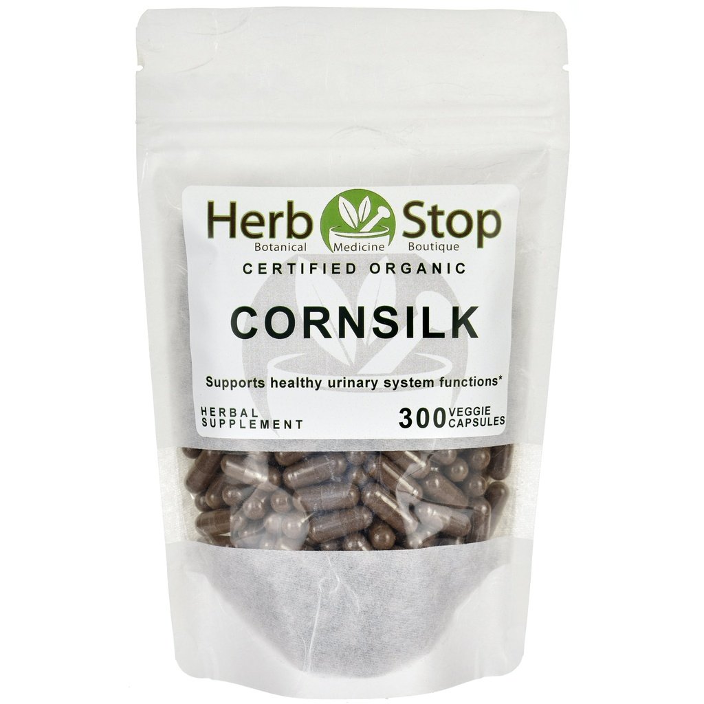 Organic Cornsilk Capsules Bulk Bag