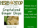 Crystallized Ginger Chips Label