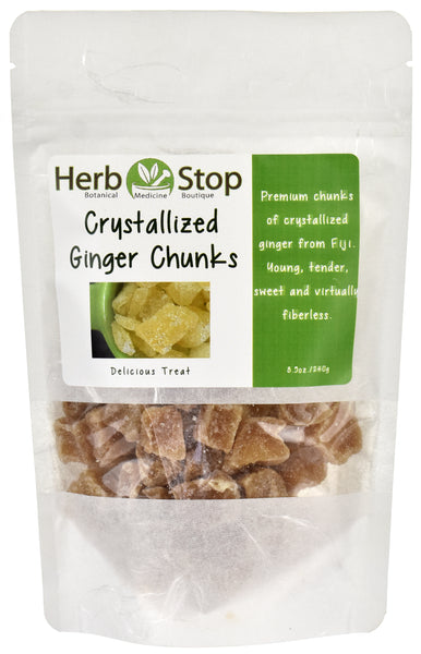 Organic Crystallized Ginger Chunks Bag