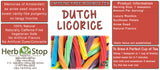 Dutch Licorice Rooibos Tea Label