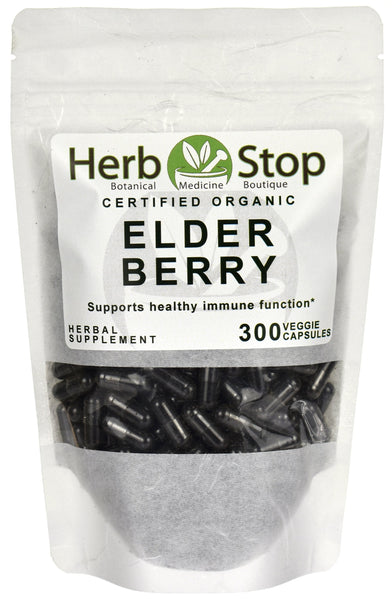 Elder Berry Capsules Bag