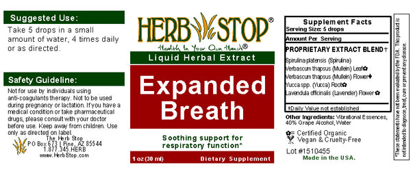 Expanded Breath Extract Label